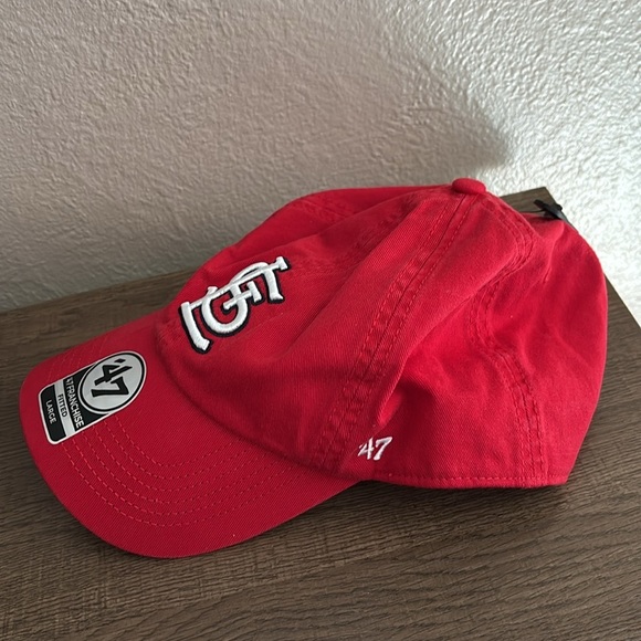 ‘47 Franchise St Louis Cardinals MLB Baseball Large Fitted Hat, Red - Picture 2 of 4